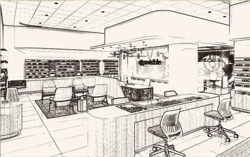 Interior Display Sketch
